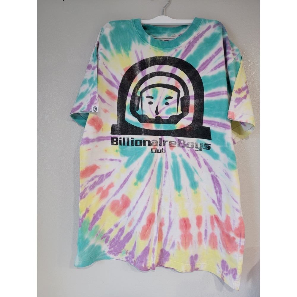 Billionaire Boys Club Men's size LMulticolor Tie-dyed T-shirt.